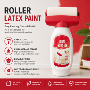 Peinture murale intérieure au latex lavable à la serpillière pour la décoration de la maison – Fabricant de haute qualité - Product Image 1