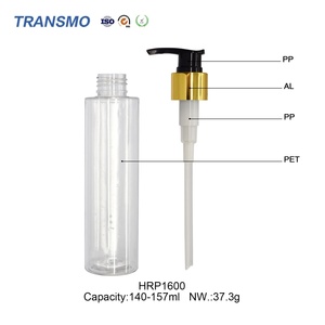 Bouteille personnalisée de 140 à 157 ml, flacon en plastique transparent avec pompe, conteneur vide pour sérum, huile, crème pour les yeux, lotion, vente en gros, logo personnalisé - Product Image 3