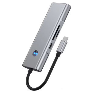 9 En 1 puertos <span class=keywords><strong>USB</strong></span> 3,0 100W PD tipo <span class=keywords><strong>C</strong></span> estación de acoplamiento de carga rápida 4K 60Hz para Puerto HDMI TF/SD adaptador de Audio <span class=keywords><strong>USB</strong></span> <span class=keywords><strong>C</strong></span> Hub para ordenador portátil - Product Image 6