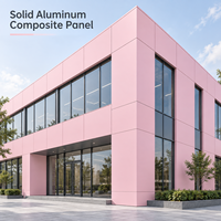 Panneau composite en aluminium métallique revêtu de FEVE de 3 mm et 4 mm pour enseignes publicitaires