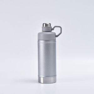 Mug de voyage isotherme en acier inoxydable 750 ml avec poignée pliable, grande capacité, maintien au chaud 12-24 heures - Product Image 2