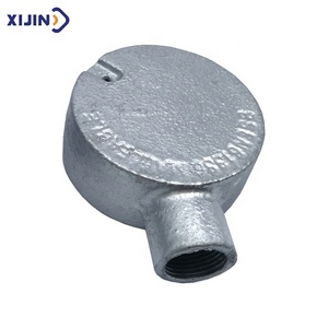 Boîte de jonction en fer malléable 20 mm 1 voie, modèle d'extension, galvanisée à chaud - Product Image 5