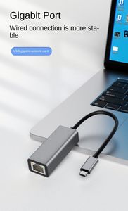 Type C Gigabit Ethernet Adapter USB 3.0 <b>Network</b> <b>Card</b> to RJ45 Lan 10/100/1000 Mbps External for Windows 10 Computer Accessories - Product Image 6