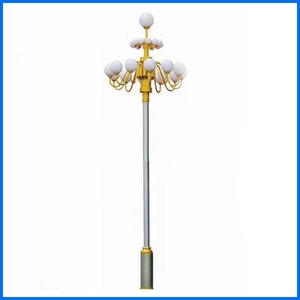 Солнечный светодиодный уличный садовый светильник 3 м водонепроницаемый алюминиевый профиль квадратный фонарь IP65 общественный уличный свет источник питания батареи - Product Image 5