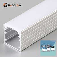 Nuevas llegadas: Tira de luz LED empotrada de 15*15 para montaje en superficie, personalizable, para perfil de techo de aluminio, IP67, efecto neón