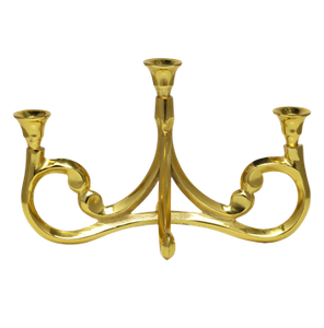 Portavelas de aluminio chapado en oro de primera calidad para decoraciones del hogar Portavelas de buen nombre - Product Image 5