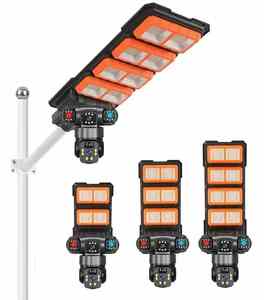 Potente Luz de calle Solar para exteriores, iluminación impermeable, casa de jardín, Control remoto, lámpara de pared Solar, cámara 4G SIM WIFI - Product Image 1