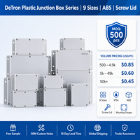 Boîtier de jonction électrique industriel en plastique ABS, étanche IP54, ignifuge UL94 V0, pour environnements de -20°C à +80°C