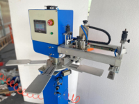 Machine de sérigraphie carrousel pour tissus, t-shirts, étiquettes et gants, à une couleur