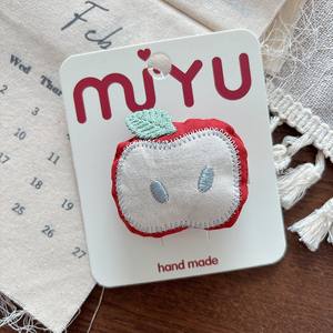 Nouvelle mode pinces à cheveux en dentelle pour enfants dessin animé cheval mignon tissu crème glacée cheveux canard poignées pince pour fille bijoux de décoration pour enfants - Product Image 5