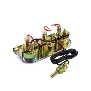 웬레 공장 직판 12V 24V <span class=keywords><strong>2</strong></span>인치(52mm) 암페어 오일 압력 수온 자동차 게이지 세트 유니버셜 크롬 트리플 3 - Product Image 4