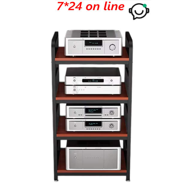 SN-002 Power Amplifier Rack Audio Speaker Power Amplifier Cabinet Removable CD Player Hifi Equipment Bracket Tripod Four Layers