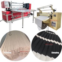 Machine à plisser les saris mini-plissés HuaEn, neuve, à commande informatique, pour la fabrication de pyjamas en polyester