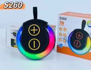 Meilleure vente S260 Bt Music Active Wireless Party Mini Round Shape Portable Gaming Bt Sound Equipment Speaker <span class=keywords><strong>Sexy</strong></span> Bass Aux - Product Image 2