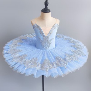 Little Swan Tulle <span class=keywords><strong>Tutu</strong></span> Jupe Performance Costumes de performance professionnels pour enfants - Product Image 4