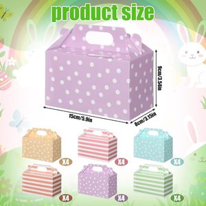SIHENY - Cajas <span class=keywords><strong>de</strong></span> Papel para Pasteles Pequeños, Coloridas, Blancas, Portátiles, con Asas, al por Mayor y a Bajo Precio - Product Image 3