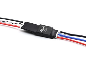 Contrôleur de vitesse électronique sans balais (ESC) 40A 60A 4-6S pour drone quadricoptère multi-axes multi-rotors en plastique et en métal - Product Image 6