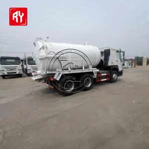Camión Cisterna HOWO 6*4 de 4700 Galones para Limpieza de Alcantarillado, Succión de Aguas Residuales - Alta Eficiencia para Eliminación de Aguas Residuales Municipales - Product Image 3