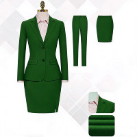 Ensemble jupe et veste sur mesure pour femme en laine gris anthracite haut de gamme, respirant, à revers cranté, idéal pour le printemps et les trajets quotidiens