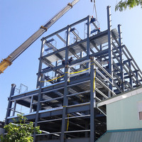 Edificio Moderno de Estructura de Acero Prefabricado de Gran Altura para Granja Caprina y Apartamentos con Tratamiento de Superficie Galvanizado