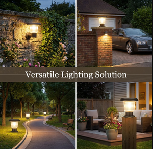 Güneş Enerjili Bahçe Direği Dekoratif Işık Led Güneş Enerjili Bahçe Lambası Kolay Kurulumlu Güneş Enerjili Dış Mekan Direk Lambaları - Product Image 5