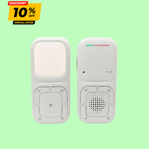 Monitor de Bebé Digital con Audio Bidireccional, Luz Nocturna y Detección de Temperatura y Humedad - Product Image 1