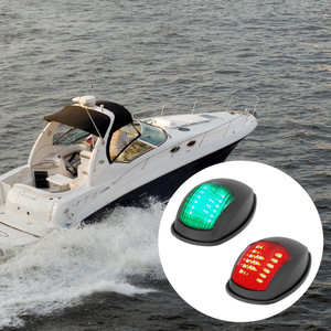 Feux de navigation LED pour bateaux, feux latéraux rouges et verts, 12 24VDC pour bateaux - Product Image 1