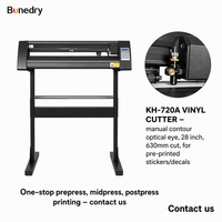Presse à chaud industrielle KH-720A pour découpe de vinyle, 28 pouces (720 mm) d'alimentation, 630 mm de coupe, sur pied, moteur pas à pas, Signmaster pour atelier de signalétique