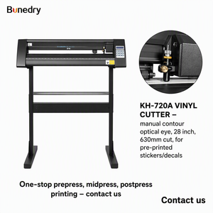 Heat <strong>Press</strong> KH-720A Industrial Vinyl Cutter 28 Inch 720mm Feed 630mm Cut Floor Stand Stepper Motor Signmaster for Sign Shop - Product Image 1