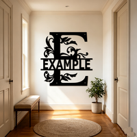 Lettres métalliques vintage robustes personnalisées OEM ODM pour enseignes murales, portails d'entrée et décoration de maison familiale