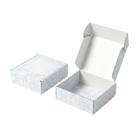 Boîtes d'emballage personnalisées, boîte d'expédition blanche de haute qualité, carton ondulé, emballage de luxe personnalisé en papier pour l'emballage de détail