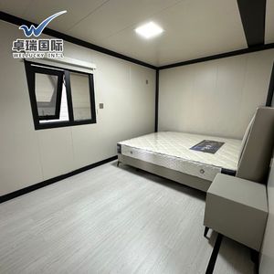 Tùy chỉnh 40ft gấp prefab Tiny House 20ft có thể gập lại <span class=keywords><strong>container</strong></span> Modular nhà thép và vật liệu gỗ cho cửa hàng sử dụng - Product Image 4