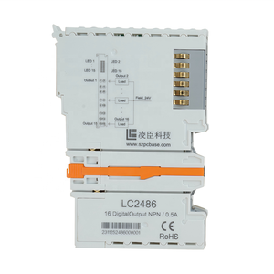 Üstün kalite Lingchen LC2486 16 kanal uzaktan Io modülü Profinet Ethercat Io modülü dijital çıkış - Product Image 6
