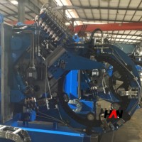 Machine entièrement automatique d'attachage et de compactage de bobines de barres d'armature et de fil machine | Ligne d'emballage intégrée | Économisez 40% d'espace d'expédition