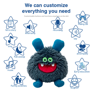 Fabricant d'usine de jouets en peluche OEM ODM, certifié EN71 GRS CPC, mascotte personnalisée, votre propre personnage, peluches douces, poupée <span class=keywords><strong>Kawaii</strong></span> - Product Image 2