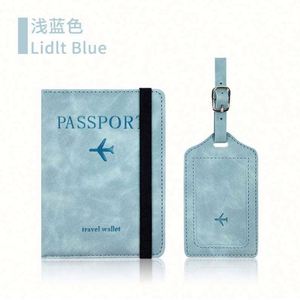 Cartera Minimalista Rectangular de PU de Alta Calidad, Estuche para Pasaporte con Protección RFID, Soporte Giratorio para Lectura con Diseño de Madera, Ecológico - Product Image 4