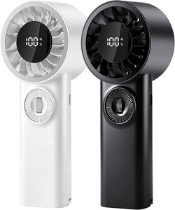 Ventilateur personnel rechargeable portable pour femme, sélection des éditeurs, noir, avec 3 réglages de vitesse - Product Image 2