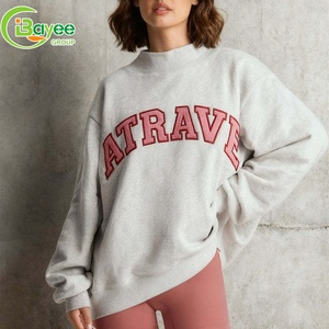 <span class=keywords><strong>Felpa</strong></span> con Collo Alto in <span class=keywords><strong>Cotone</strong></span> Pesante di Alta Qualità, Personalizzabile con Ricamo, Spalle Scese, Oversize, Felpe con Cappuccio da <span class=keywords><strong>Uomo</strong></span> - Product Image 2