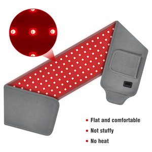 ผ้าห่มบำบัดด้วยแสงอินฟราเรดสำหรับบรรเทาอาการปวด | สายรัดบำบัดด้วยความร้อน <span class=keywords><strong>LED</strong></span> สีแดงสำหรับดูแลสุขภาพเอวหลัง - Product Image 4