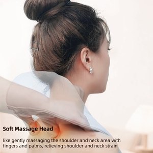 Multifuncional eléctrico inalámbrico inteligente vibración 4D profundo Shiatsu amasado rodillo cuello y hombro masajeador cinturón con calor - Product Image 4