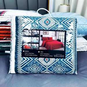 Colcha ultrasónica impresa 100% poliéster acolchado personalizado impreso Color cubierta de cama ultrasónica conjunto colcha de microfibra al por mayor - Product Image 5
