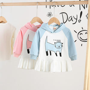 Vestido de Niña con Personajes de Dibujos Animados, Manga Larga, a la Moda, Lindo, Hecho en China, Venta al Por Mayor, de Google - Product Image 2