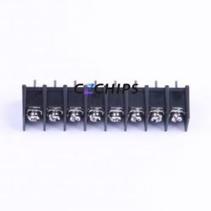 KF45S-9.5-8P Barrier Terminal Block Through hole Component (THT),P=9.5mm Connector Two Sides 9.5mm 1x8P Straight Pin - Product Image 1