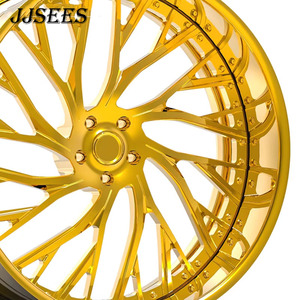 ล้อแม็กซ์ JJSEES <span class=keywords><strong>ขอบ</strong></span>ลึก<span class=keywords><strong>สี</strong></span>ทองห<span class=keywords><strong>รู</strong></span>หรา ขนาด <span class=keywords><strong>18</strong></span> 19 20 21 22 23 24 26 นิ้ว แบบสั่งทำพิเศษ 4 5 <span class=keywords><strong>6</strong></span> <span class=keywords><strong>รู</strong></span> สำหรับรถจี๊ป - Product Image 5