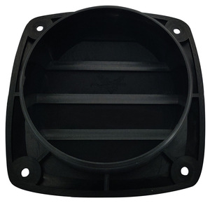 Grille de ventilation en plastique noir 127x127mm pour bateaux et camping-cars - Product Image 2