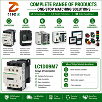Kontaktor Magnetik Industri Schneider Electric LC1D09M7 TeSys D 3P 3NO 9A 220V AC Coil Motor Starter Sistem Konveyor