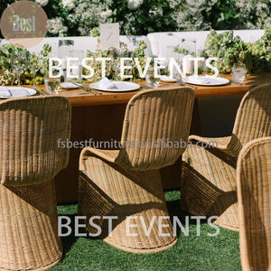 सर्वश्रेष्ठ बिक्री उच्च गुणवत्ता वाली शादी भोज फर्नीचर पार्टी कस्टम आकार आउटडोर लकड़ी के भोजन कुर्सी - Product Image 2