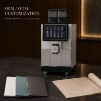 Mesin Espresso Kafe Profesional Layar Sentuh Cerdas Fungsi Pour-Over Latte untuk Penggunaan Komersial Hotel Kedai Kopi
