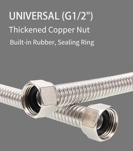 Tuyau <span class=keywords><strong>flexible</strong></span> en acier inoxydable 304 plaqué, tuyau métallique ondulé pour gaz, eau, résistance aux températures élevées, tuyaux de <span class=keywords><strong>plomberie</strong></span> durables - Product Image 5