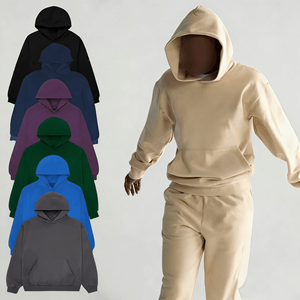 Sudaderas con capucha gráficas con estampado de abullonado personalizado de alta calidad para hombres y mujeres-Sudaderas de calle de algodón pesado con logotipo de serigrafía - Product Image 2